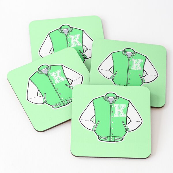 Item preview, Cute Letter K Jacket Sticker designed and sold by GeorgiaMarie13.