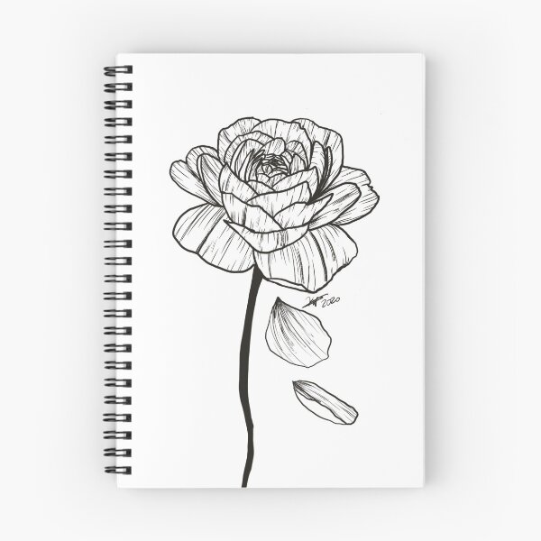 Item preview, Rose with falling petals designed and sold by Artsy-Kat9697.