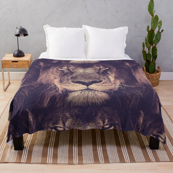 Item preview, Lion face wild animals designed and sold by wiggy38.