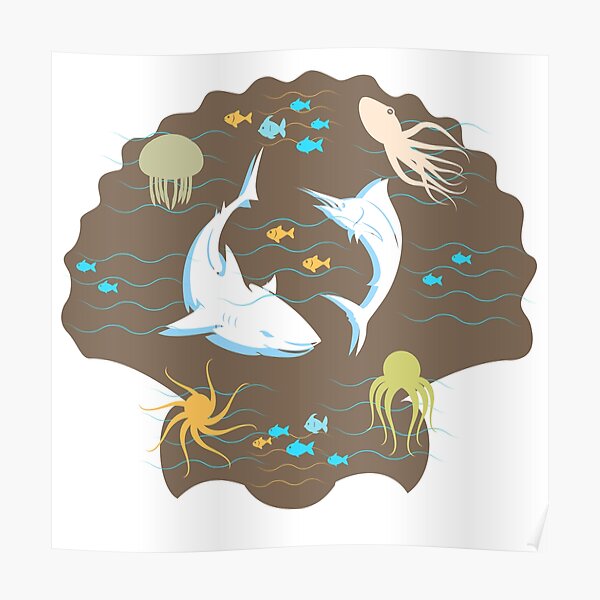 Poster Hai Geschichte Redbubble