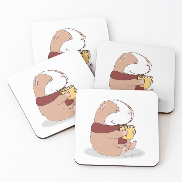 Item preview, Guinea pig and hot chocolate  designed and sold by mondesign26.
