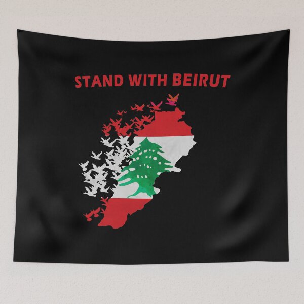Item preview, STAND WITH BEIRUT | Stand With Lebanon Safety  designed and sold by Mo5tar.