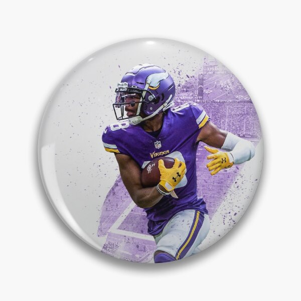 Aperçu de l'œuvre Justin Jefferson Minnesota Sports Art créée et vendue par JRSportsGraphics.