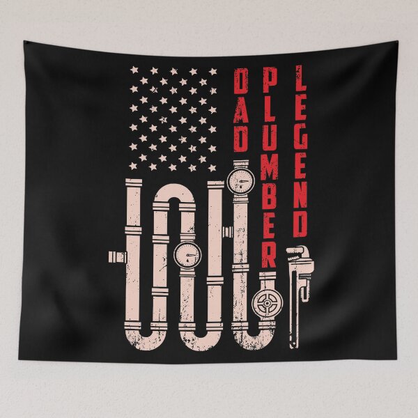 Item preview, Dad Plumber Legend US Flag designed and sold by Sandra78.