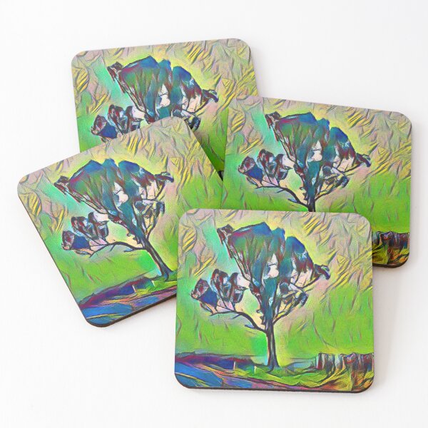 Item preview, Abstract Eucalyptus Tree Painting designed and sold by bradm50.