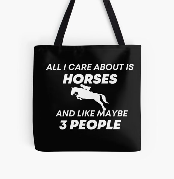 Aperçu de l'œuvre Tout ce qui m'intéresse, ce sont les chevaux et j'aime peut-être 3 personnes, cadeau de maman, cadeau de Noël créée et vendue par Martin-bivert.