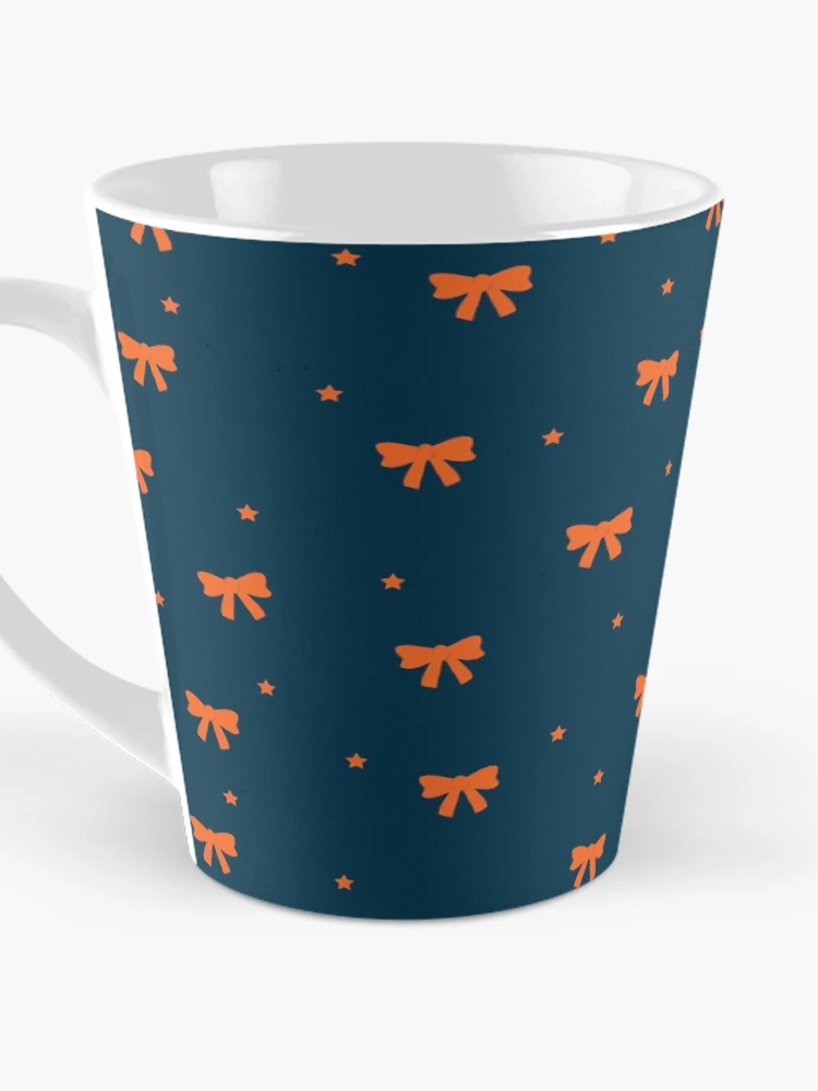 Thumbnail 3 of 4, Coffee Mug, Beautiful Ribbon, Orange Ribbon Pattern designed and sold by UniqueMw.