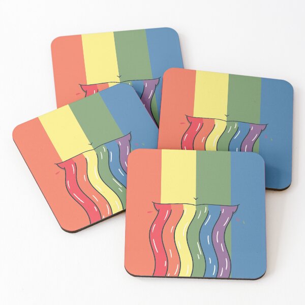 Item preview, Curly Rainbow Puke  designed and sold by PabloooDuarte.