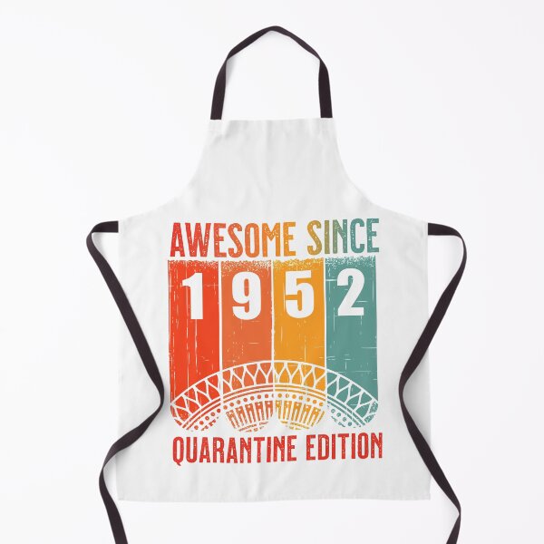Item preview, Retro Awesome Since 1952 Birthday Age 68 in 2020 the Year of Quarantine designed and sold by Claudia Harbaugh.
