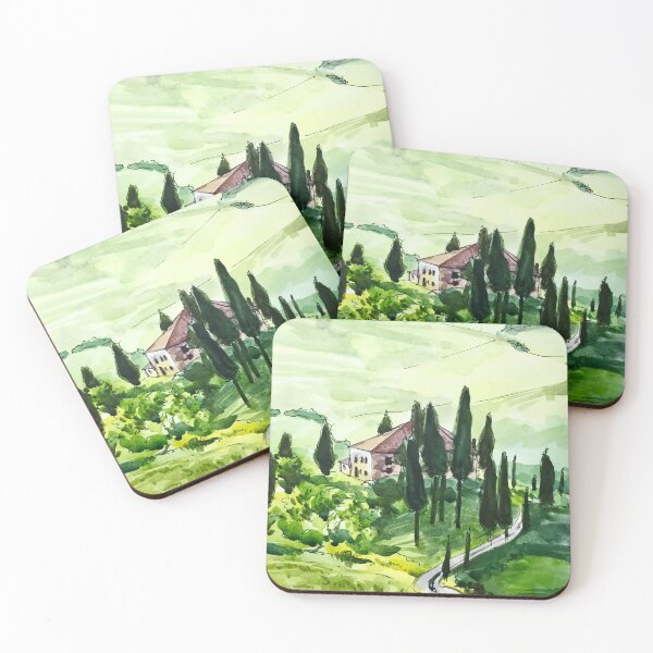 Item preview, Tuscany Vineyard Florence Italy designed and sold by TheJoeyStudio.