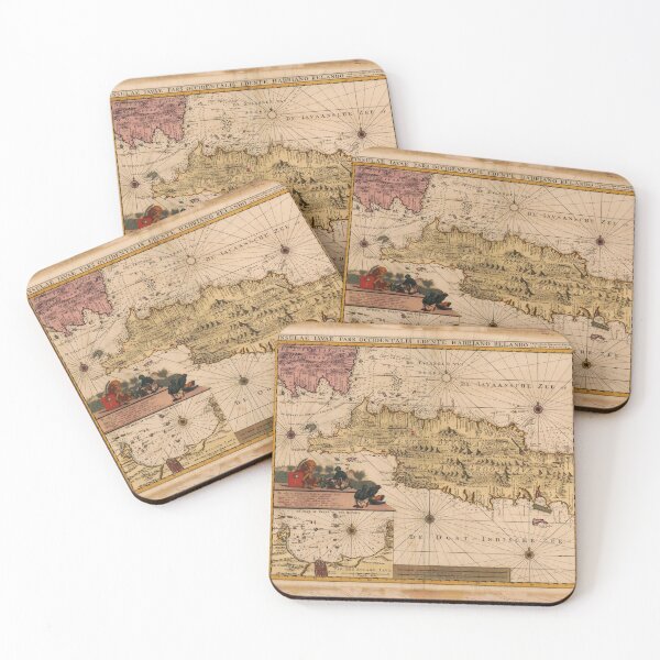 Item preview, Map of Indonesia (c 1710) designed and sold by allhistory.