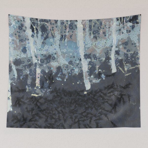 Item preview, Winter Tree Night Scenery designed and sold by ashburylee.
