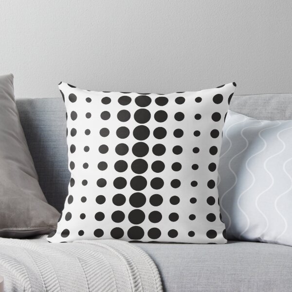 Item preview, Gradient Dots - white and black designed and sold by JRP Design.