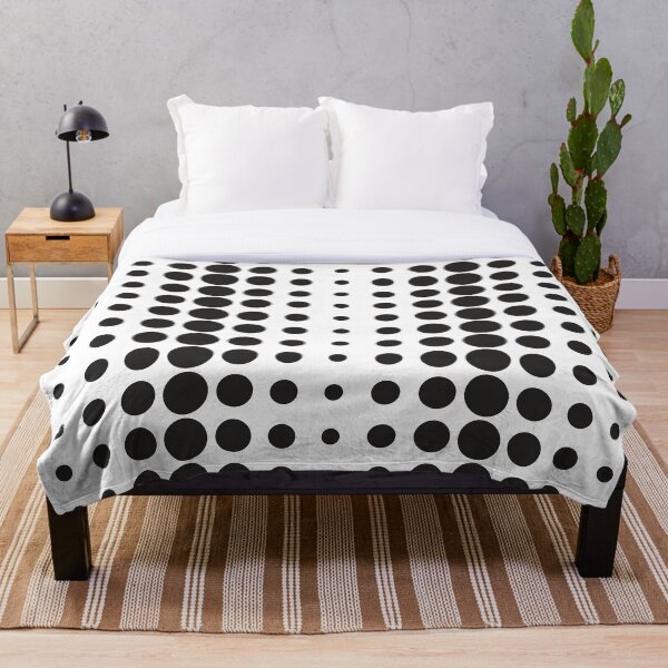 Item preview, Gradient Dots - white and black designed and sold by JRP Design.