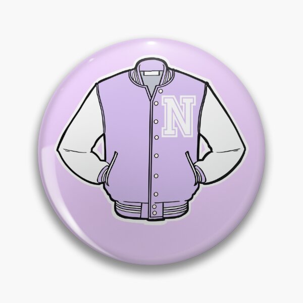 Item preview, Cute Letter N Jacket Sticker designed and sold by GeorgiaMarie13.