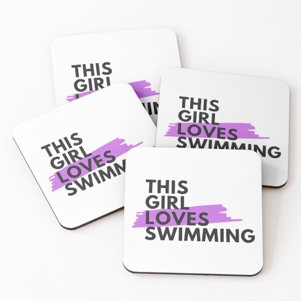 Item preview, This girl loves swimming designed and sold by TheGreenGoat.