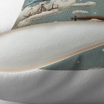 Alternate view of Ocean Meets Sky Floor Pillow