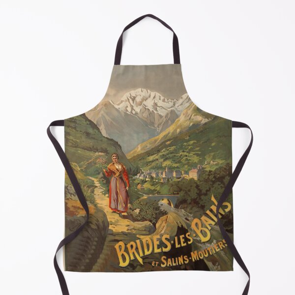 Item preview, retro classic PLM Brides les Bains poster designed and sold by CorasPosters.