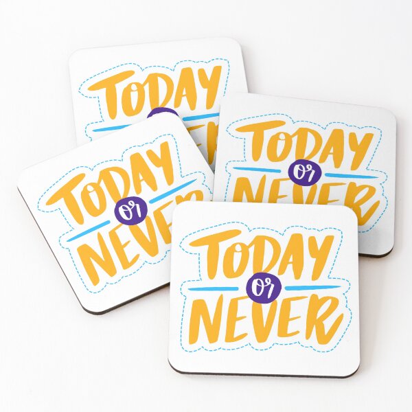 Item preview, Today Or Never Motivational Message designed and sold by Briekel.