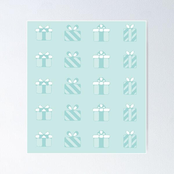 Item preview, Pastel light green Christmas Present Xmas Gift Christmassy Festive Face Mask  designed and sold by Jenny Meehan Home Decor/Surface Patterns for Interior Design.