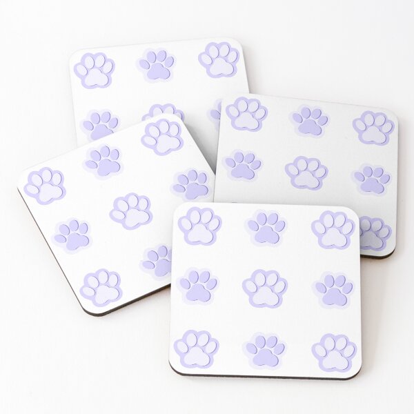 Item preview, Cute Purple Paws designed and sold by Zara Blue Pritchard.