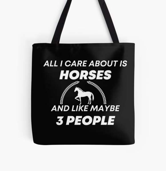Aperçu de l'œuvre  Tout ce qui m'intéresse, ce sont les chevaux et j'aime peut-être 3 personnes, cadeau de maman, cadeau de Noël créée et vendue par Martin-bivert.