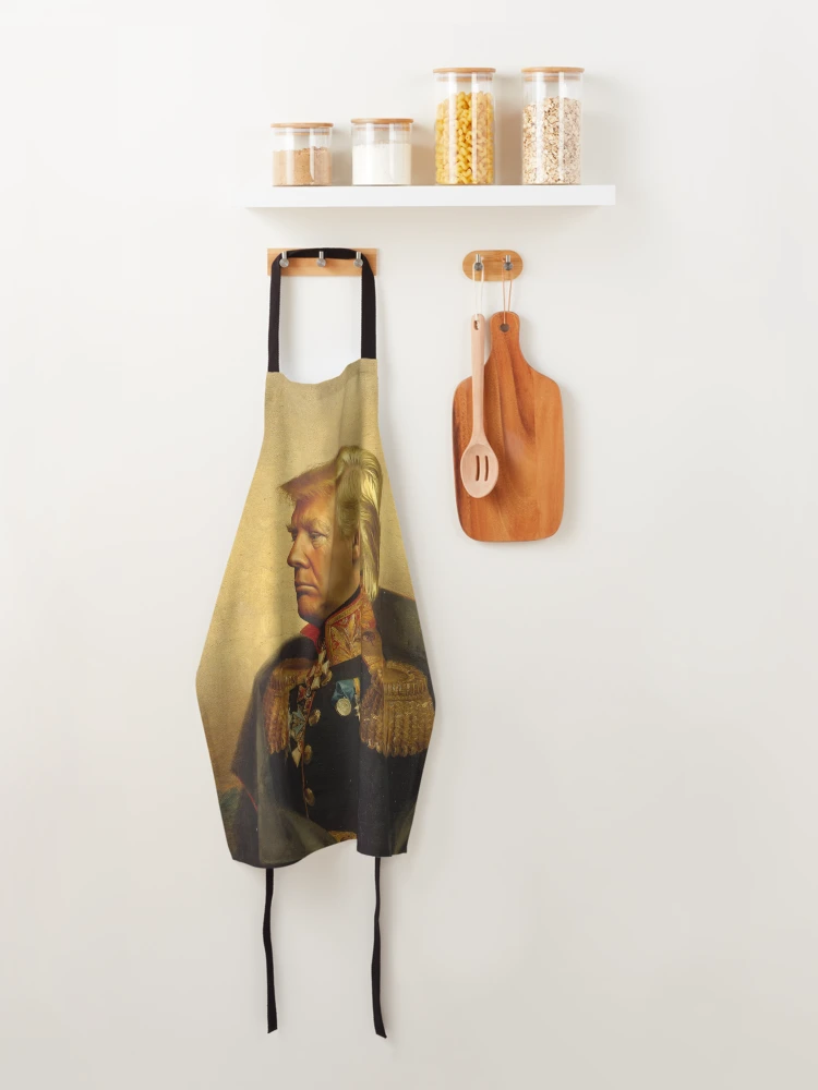 Thumbnail 4 of 6, Apron, Donald Trump - replaceface designed and sold by replaceface.