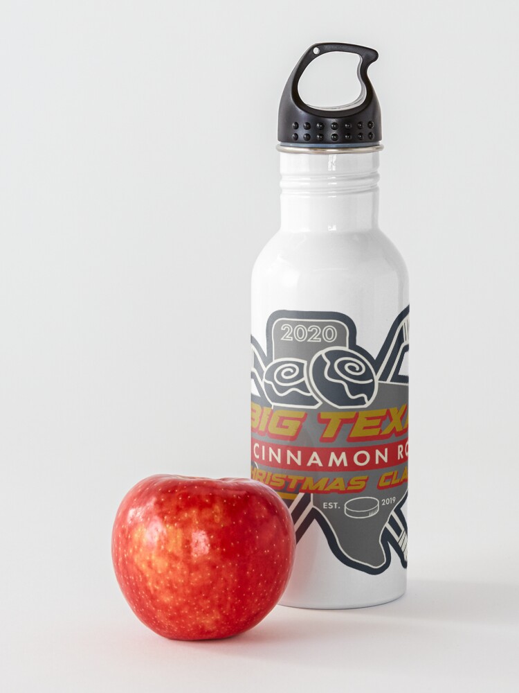 "Big Texas Cinnamon Roll Christmas Classic" Water Bottle for Sale by