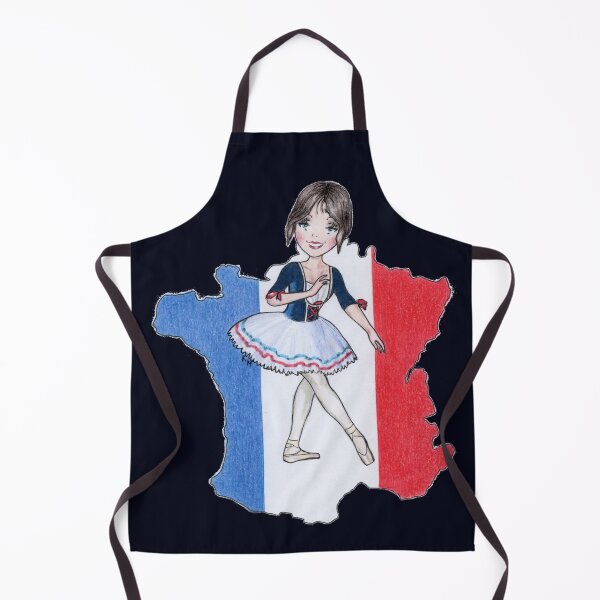 Item preview, French national flag ballet cute girl designed and sold by Katerina Makarova.
