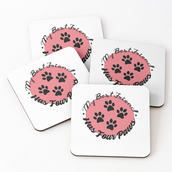 Item preview, My Best Friend Has Four Paws designed and sold by Love4PawsStore.