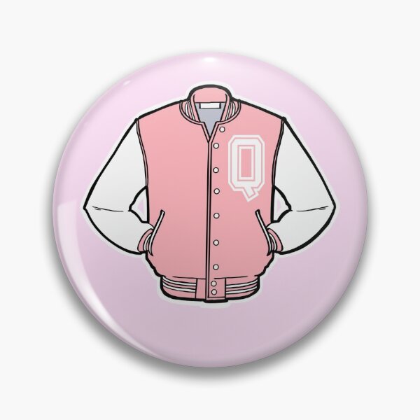 Item preview, Cute Letter Q Jacket Sticker designed and sold by GeorgiaMarie13.