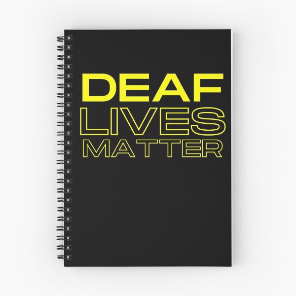 Item preview, Deaf Lives Matter ASL Hearing Impaired designed and sold by Beluved.