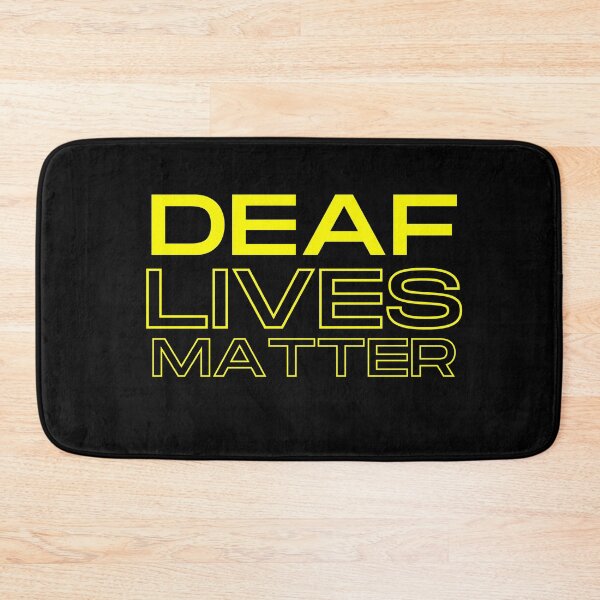 Item preview, Deaf Lives Matter ASL Hearing Impaired designed and sold by Beluved.