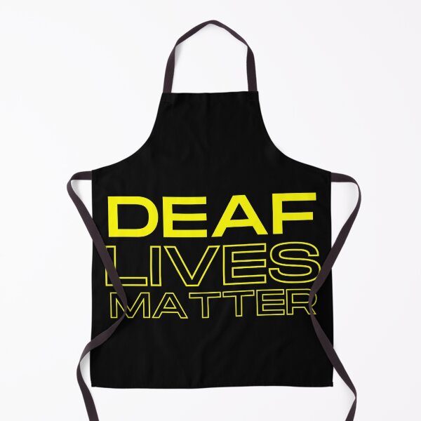 Item preview, Deaf Lives Matter ASL Hearing Impaired designed and sold by Beluved.