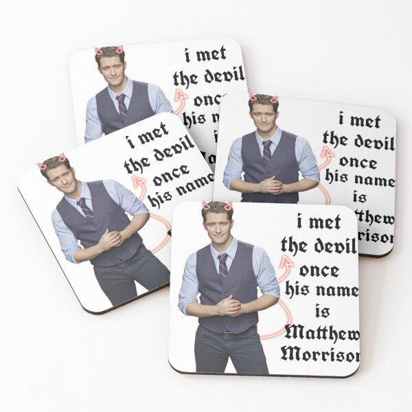 Item preview, I met the devil once his name is matthew morrison designed and sold by sylviugh.