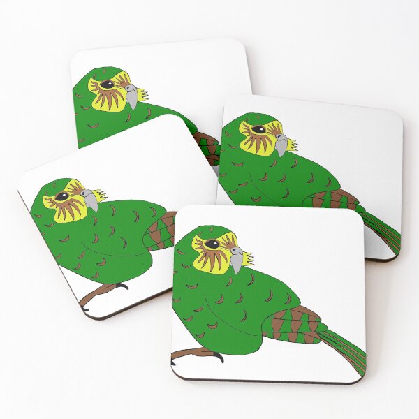 Item preview, Kakapo New Zealand parrot bird designed and sold by Rockmonkey.