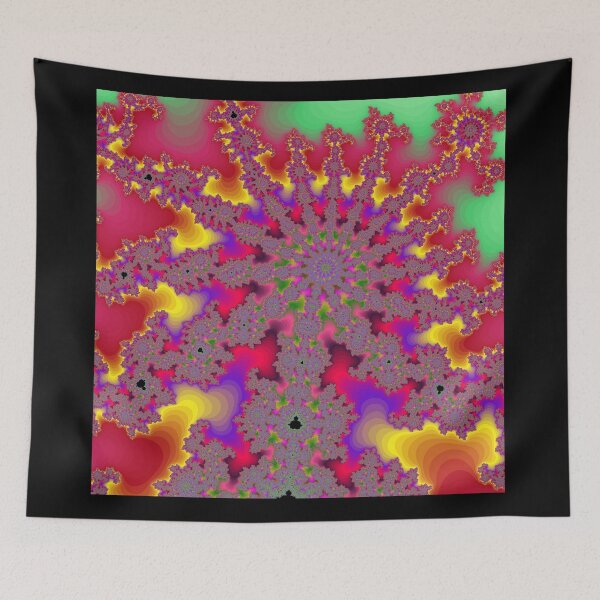 Item preview, Psychedelic Fractal no 1 designed and sold by Peter Kraaibeek | Generative Designs and Car Art.