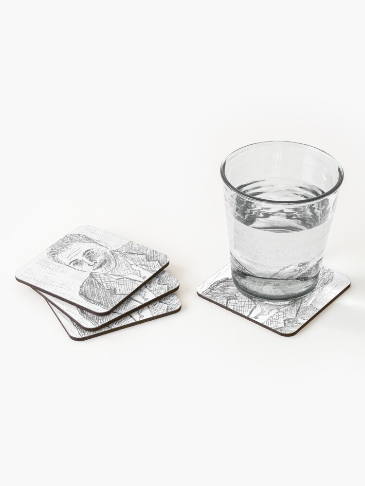 Alternate view of George Clooney (Out of Sight) Coasters (Set of 4)