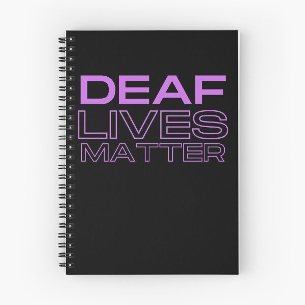 Item preview,  Deaf Lives Matter ASL Hearing Impaired designed and sold by Beluved.
