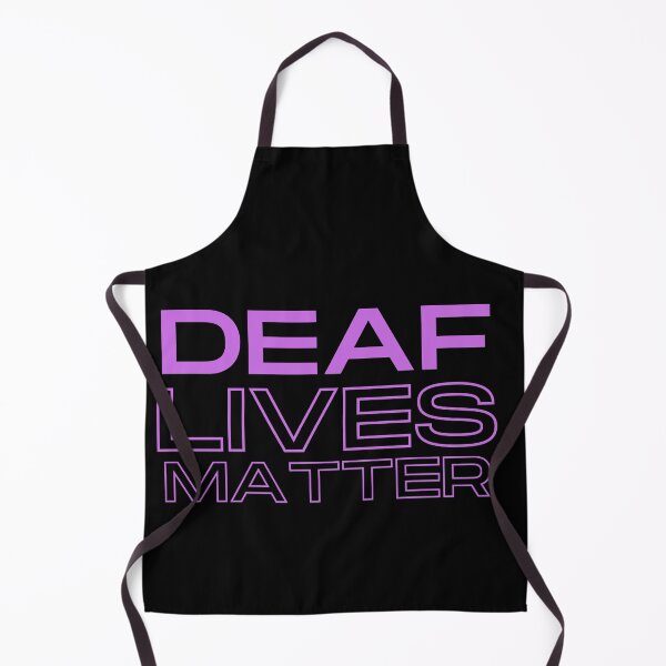 Item preview,  Deaf Lives Matter ASL Hearing Impaired designed and sold by Beluved.