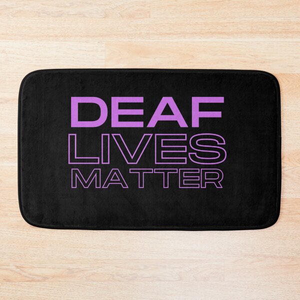 Item preview,  Deaf Lives Matter ASL Hearing Impaired designed and sold by Beluved.
