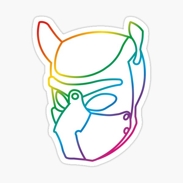 rainbow-pup-hood-sticker-for-sale-by-otter-threads-redbubble