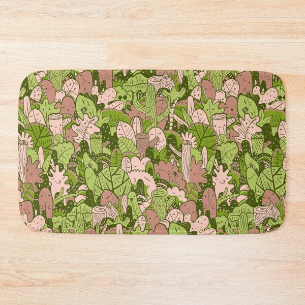 Item preview, Cute Plant Party - Kawaii Style Doodle Pattern designed and sold by Sociojunkie.