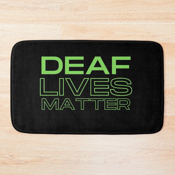 Item preview, Deaf Lives Matter ASL Hearing Impaired designed and sold by Beluved.