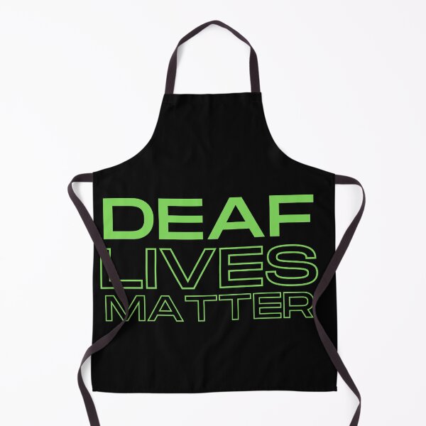 Item preview, Deaf Lives Matter ASL Hearing Impaired designed and sold by Beluved.