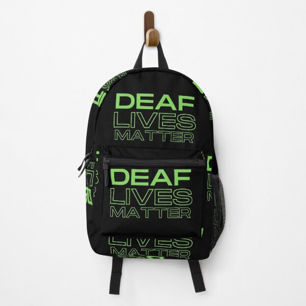 Item preview, Deaf Lives Matter ASL Hearing Impaired designed and sold by Beluved.