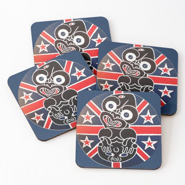Item preview, New Zealand Flag Hei Tiki  designed and sold by Mandii Pope.