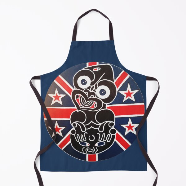 Item preview, New Zealand Flag Hei Tiki designed and sold by Mandii Pope.