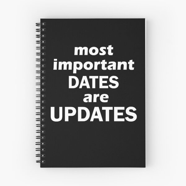 Item preview, most important dates are updates gift single designed and sold by Stndor.