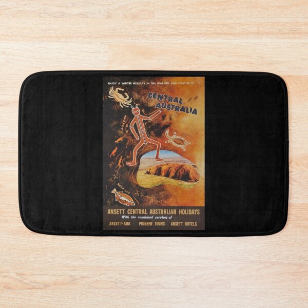 Item preview, retro classic Central Australia poster designed and sold by CorasPosters.